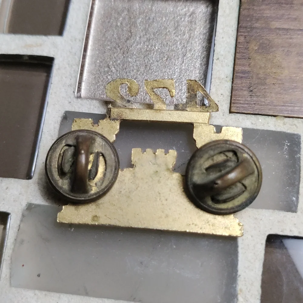 Rare Military Engineer 472 Lapel pin
